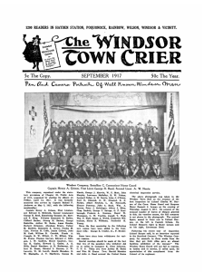 September - Windsor Historical Society