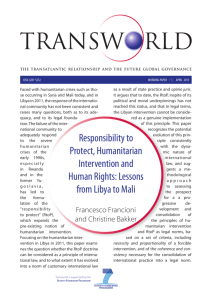 Responsibility to Protect, Humanitarian Intervention and Human