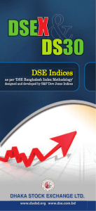 DSE Indices - Dhaka Stock Exchange