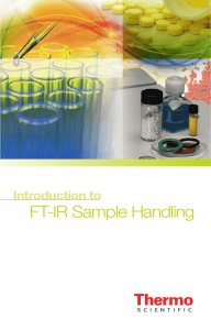 Introduction to FT-IR Sample Handling