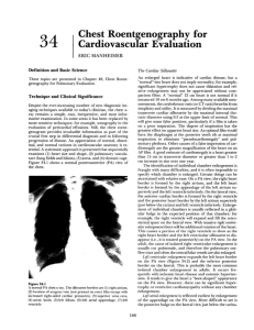 34 Chest Roentgenography For Cardiovascular Evaluation