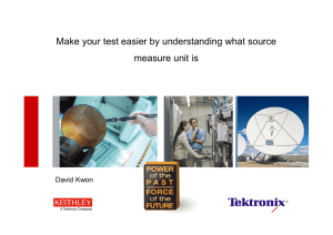 Make your test easier by understanding what source measure unit is
