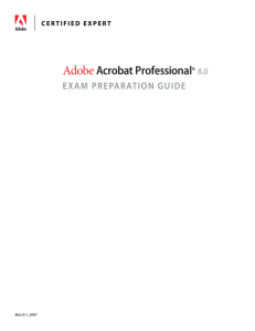 Adobe® Acrobat Professional® 8.0