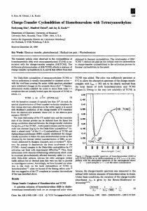 Charge-Transfer Cycloaddition of Homobenzvalene with