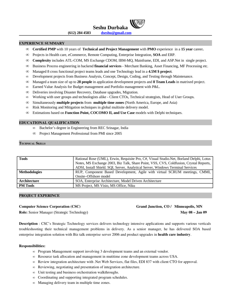 Seshu Durbaka Resume