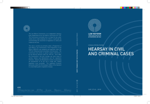 hearsay in civil and criminal cases