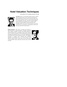 Hotel Valuation Techniques