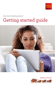 Your new checking account: Getting started guide
