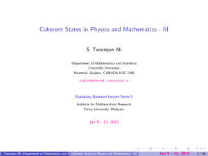 lecture 3 - Institute for Mathematical Research