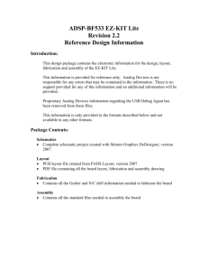 ADSP-BF533 EZ-KIT Lite Revision 2.2 Reference Design
