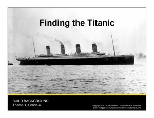 Finding the Titanic - Curriculum Companion
