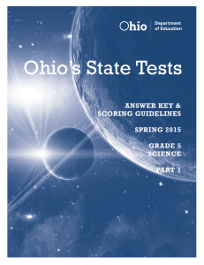 Ohio's State Tests - Ohio Assessment Systems