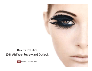 Beauty Industry 2011 Mid-Year Review and Outlook