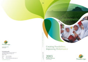 Annual Report 2013 - Indonesia Investments
