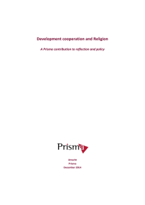 Development cooperation and Religion