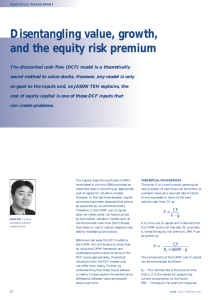 Disentangling value, growth, and the equity risk premium