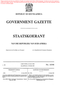 Act 22 of 1995 - South African Government