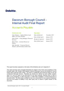 Accounts Payable - Dacorum Borough Council