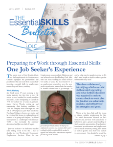 Issue #2 - Essential Skills Ontario
