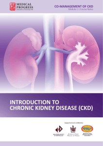 introduction to chronic kidney disease (ckd)