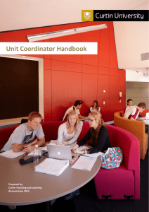 Unit Coordinator Handbook