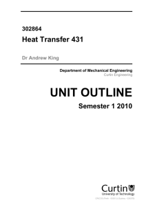 unit outline - Engineering