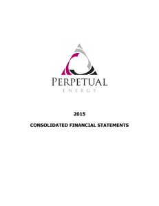 2015 CONSOLIDATED FINANCIAL STATEMENTS