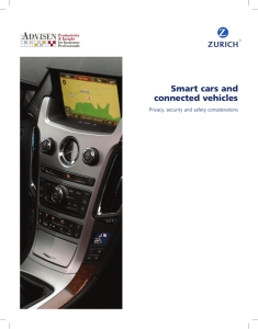 Smart cars and connected vehicles