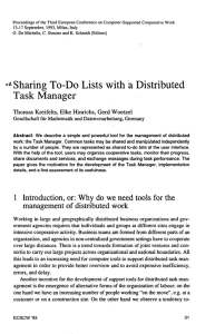 Sharing To-Do Lists with a Distributed Task Manager