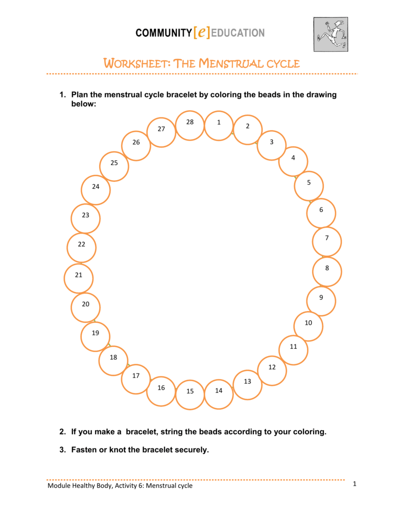 worksheet-the-menstrual-cycle