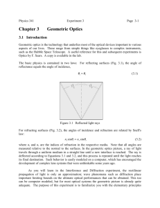 Chapter 3 Geometric Optics