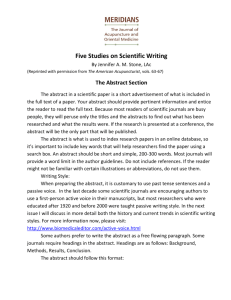 "How To" Articles on Scientific Writing