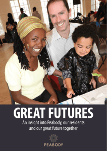 An insight into Peabody, our residents and our great future together
