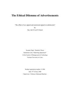 The Ethical Dilemma of Advertisements - Ethics