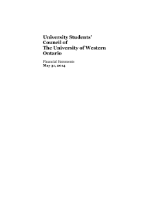 University Students' Council of The University of Western Ontario