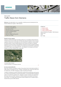 Traffic News from Siemens