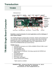 TR-MX8 Single Board Computer Transduction TR-MX8