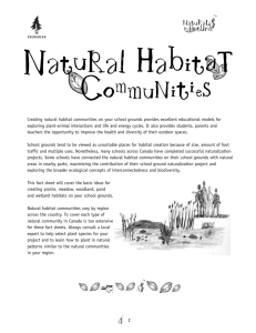 Natural Habitat Communities