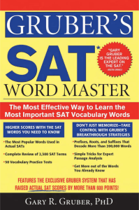Gruber SAT Word Master