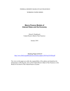 Macro-Finance Models of Interest Rates and the Economy