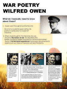 Wilfred Owen Poem Analysis