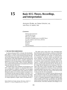 15 Basic ECG Theory, Recordings, and Interpretation