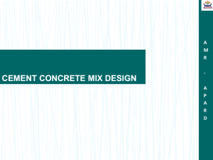 cement concrete mix design cement concrete mix design