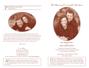 The Marriage Covenant Celebration