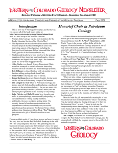 2006 Newsletter - Western State Colorado University