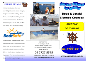 Boat & Jetski Licence Courses