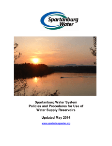 Spartanburg Water System Policies and Procedures for Use of
