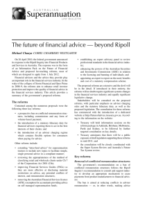 The future of financial advice — beyond Ripoll