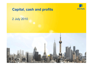 Aviva - Capital, cash and profits