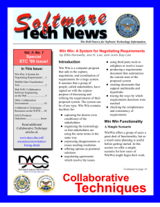 DoD Software Tech News Vol. 3- No. 1